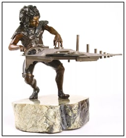 Martin Eichinger Ludwig Van Beethoven Mastery Original Signed Bronze Music Sculpture