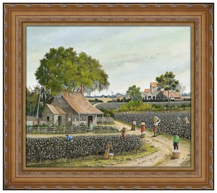 Jack R Meyers Original Landscape Acrylic Painting Signed Framed Canvas