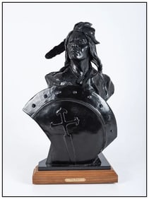 Ken Payne Stolen Medicine Original Signed Bronze Native American Western Sculpture