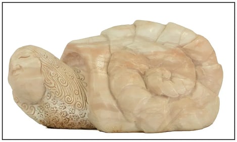 Doug Hyde Queen of the Conch Stone Sculpture Signed Full Round Original Artwork