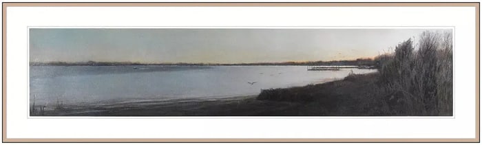 Robert Valdes Original Color Pastel Oil Painting Signed Paper Framed Artwork