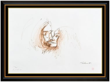 John Lennon You Are Here Color Serigraph Yoko Ono Beatles Bag One Signed Artwork