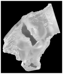 Michael Wilkinson Haven Always Acrylic Sculpture Full Round Nude Signed Artwork