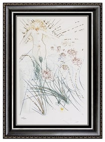 Salvador Dali I Am Beloved Etching Hand Signed Songs of Solomon Surreal Artwork