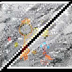 Pedro Friedeberg The Taro News Color Serigraph Signed Abstract Geometric Text Artwork: This lot includes a Gallery COAArtist: Pedro Friedeberg Title: The Taro News Medium: Color Serigraph Size: 21.5" x 21.5" Signed: Lower Right Number: 73 of 100 **There are old ways and new ways to do b