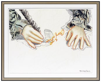 Larry Rivers Big B Benjamin Franklin Color Lithograph Signed Modern Pop Artwork