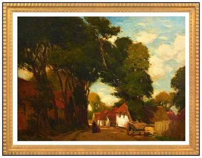 William Smith Robinson Landscape Oil Painting on Canvas Signed Original Framed Art: This lot includes:Gallery COA & free domestic shipping (*insurance and international shipping for an additional charge)Artist: William Smith RobinsonTitle: Quiet MorningMedium: Oil Painting On CanvasS