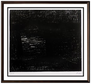 Henry Moore The Bridge Lithograph Hand Signed Abstract Landscape Modern Artwork