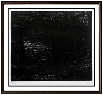 Henry Moore The Bridge Lithograph Hand Signed Abstract Landscape Modern Artwork: This lot includes:Gallery COA & free domestic shipping (*insurance and international shipping for an additional charge)Artist: Henry MooreTitle: The BridgeMedium: LithographSize: 11" x 14"Framed: 22"