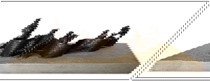 Glenna Goodacre Park Place Maquette Bronze Sculpture Signed Full Round Artwork: This lot includes:Gallery COA & free domestic shipping (*insurance and international shipping for an additional charge)Artist: Glenna GoodacreTitle: Park Place MaquetteMedium: BronzeSize: 6 ½&r