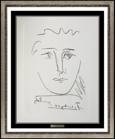 Pablo Picasso Signed Etching L'Age de Soleil Cubism Art for Roby