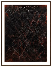 Garth Weiser Signed Acrylic Abstract Painting Canvas Modern Art