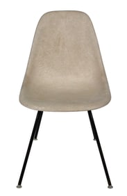 Charles Eames Herman Miller Early Tan Fiberglass Side Chair Vintage