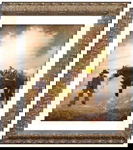 George Dee Smith Signed Oil Western Horse Cowboy Painting on Board Art: This lot includes:Gallery COA & free domestic shipping (*insurance and international shipping for an additional charge)Artist: George Dee SmithTitle: Cougar Creek DivideMedium: Oil Painting on BoardSi