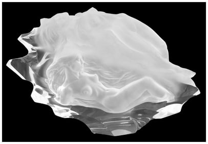 Frederick Hart Signed Dreamers Acrylic Female Figure Sculpture Art