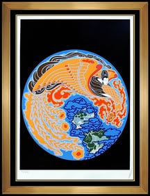 Erte Signed Dream Voyage Color Serigraph Art Deco Set Design Tirtoff Art