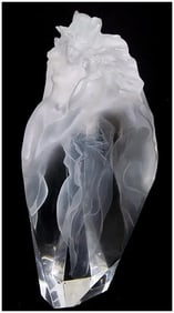 Frederick Hart Signed Original First Light Acrylic Nude Female Sculpture Art