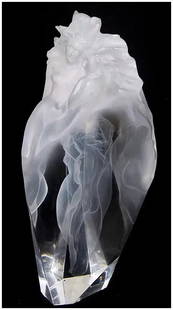 Frederick Hart Signed Original First Light Acrylic Nude Female Sculpture Art: This lot includes:Gallery COA & free domestic shipping (*insurance and international shipping for an additional charge)Artist: Frederick HartTitle: First LightMedium: Acrylic SculptureSize: 22"hSigned