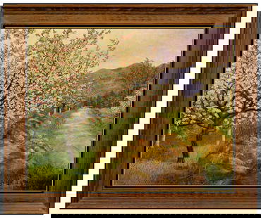 Carl Wuermer Signed Original Oil Landscape Painting on Canvas Board Framed: This lot includes:Gallery COA & free domestic shipping (*insurance and international shipping for an additional charge)Artist: Carl Wuermer Title: Early MorningMedium: Oil On CanvasboardSize: 16" x20"