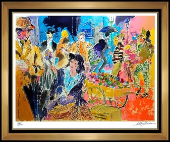Leroy Neiman Signed Large Original Color Serigraph My Fair Lady Framed Art