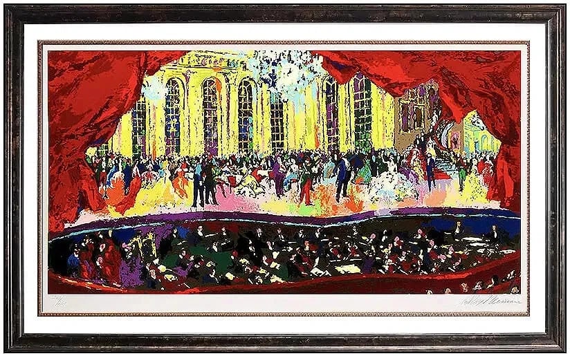 Leroy Neiman Signed Large Serigraph La Traviata Metropolitan Opera Art (1 of 6)
