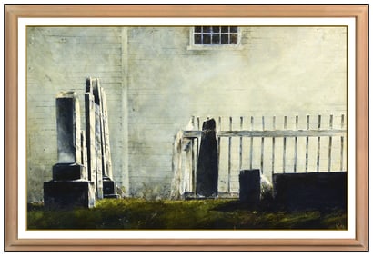 Stephen Scott Young Signed Original Large Watercolor Cityscape Painting Art