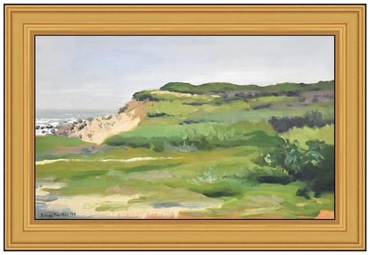 Simon Parkes Signed Original Oil Water Landscape Painting on Board Framed