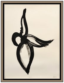 John Raimondi Signed Original Large Lithograph Dance Abstract Modern Framed