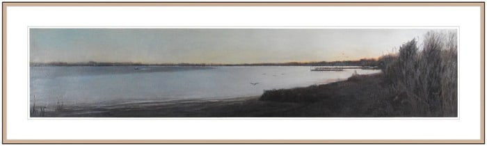 Robert Valdes Signed Original Color Pastel Oil Painting on Paper Framed Art