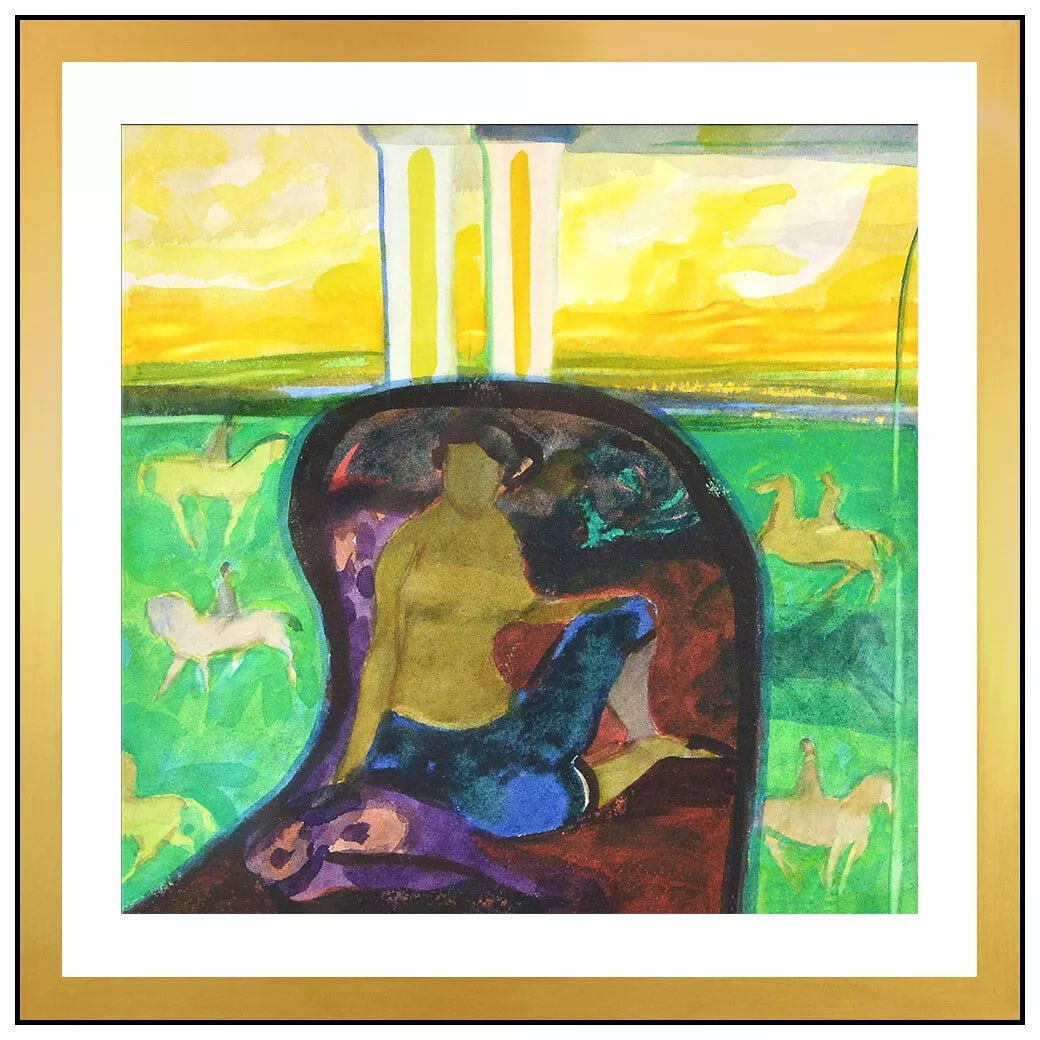 Sir Robin Philipson Signed Original Oil Landscape Painting Framed Art (1 of 5)