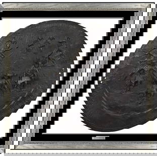 Allan Houser Signed Original Southwest Dance Shield Bronze Wall Relief Sculpture: This lot includes:Gallery COA & free domestic shipping (*insurance and international shipping for an additional charge)Artist: Allan HouserTitle: Southwest Dance ShieldMedium: Bronze Wall Relief Size: