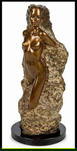 Michael Wilkinson Signed Original Bronze New Dawn Acrylic Sculpture Rare Art: This lot includes:Gallery COA & free domestic shipping (*insurance and international shipping for an additional charge)Artist: Michael WilkinsonTitle: NEW DAWNMedium: BronzeSize: 20.5"HSigned: in bron