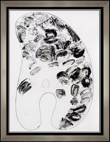 Jim Dine Signed Original Etching Abstract Palette Painting Framed Art