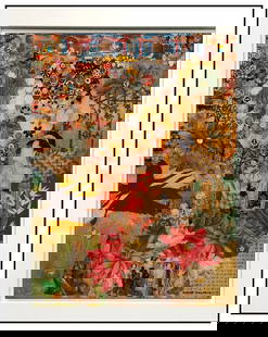 Robert Swedroe Signed Original Mixed Media Collage Modern Painting Framed Art: This lot includes: Gallery COA & free domestic shipping (*insurance and international shipping for an additional charge)Artist: Robert SwedroeTitle: Madame Butterfly OriginalMedium: Mixed Media Collag