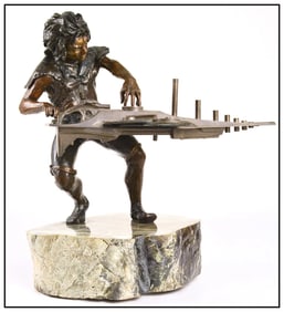 Martin Eichinger Signed Original Ludwig Van Beethoven Bronze Music Sculpture