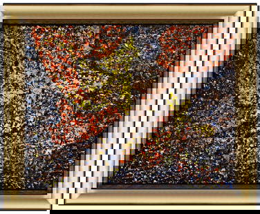 Charles Green Shaw Signed Original Oil Abstract Painting on Board Framed Art: This lot includes:Gallery COA & free domestic shipping (*insurance and international shipping for an additional charge)Artist: Charles Green Shaw Title: Tonal VibrationsMedium: Oil Painting On BoardSi