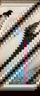 Manaz Signed Original Large Hand-Embellished Giclee Female Portrait Love Art: This lot includes:Gallery COA & free domestic shipping (*insurance and international shipping for an additional charge)Artist: ManazTitle: Birth Of LoveMedium: Giclee On CanvasSize: 60 x 20"Framed: 75