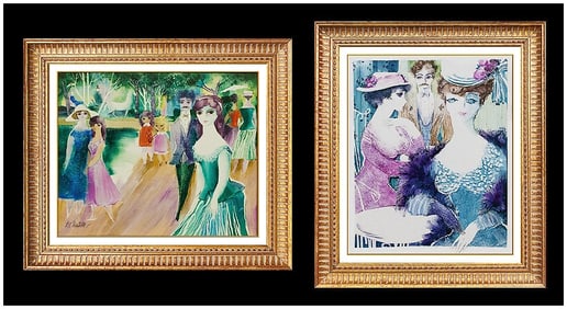 Rosenthal Porcelain Signed Lis Muller Hand-Painted Plaque Portrait Rare Art