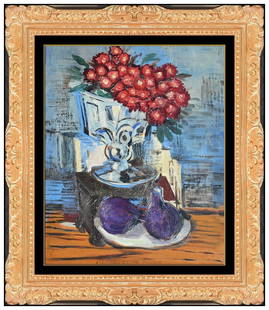 Ismael Gonzalez De La Serna Signed Original Oil Still Life Painting on Board: This lot includes:Gallery COA & free domestic shipping (*insurance and international shipping for an additional charge)Artist: Ismael Gonzalez De La Serna Title: Still LifeMedium: oil painting on boar
