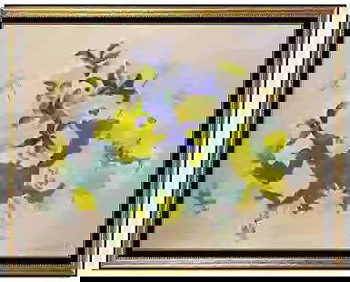 Sally Michel Avery Signed Original Oil Floral Painting on Board Framed Art: This Lot Includes:Gallery Coa & inhouse shipping (*Insurance And International Shipping For An Additional Charge)Artist: Sally Michel AveryTitle: BouquetMedium: Oil On BoardSize: 22" x 28"Framed: 30"