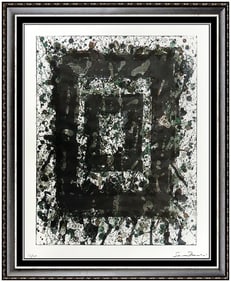 Sam Francis Signed Original Large SF.234 Color Lithograph Abstract Framed Art