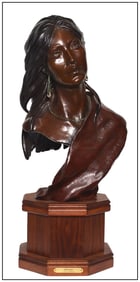 Susan Kliewer Signed Original Coming Of Age Bronze Female Sculpture Art