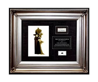 Wizard Of Oz Signed Wicked Witch Costume Movie Prop Photo Memorabilia Art