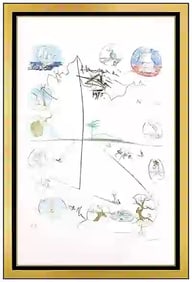 Salvador Dali Signed Original Frontispiece 12 Tribes Israel Drypoint Etching