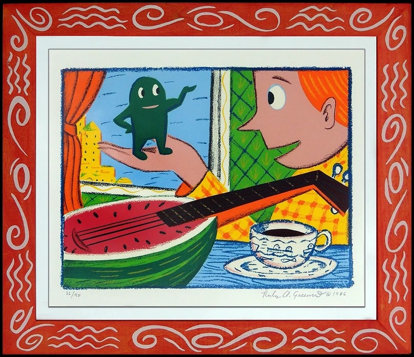 Rodney Greenblat Signed Original Mr Whatever Color Serigraph Animation (1 of 5)