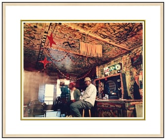 Birney Imes Signed Original Chromogenic Bi 15 Figures Bar Photo Art