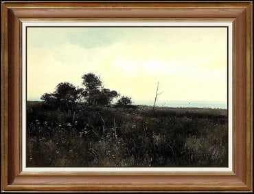 Michael B Coleman Original Oil Vintage Landscape Painting on Board Signed