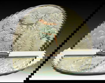 Erte Original Bronze Sculpture Joy of Life Table Mirror Art Deco Hand Signed