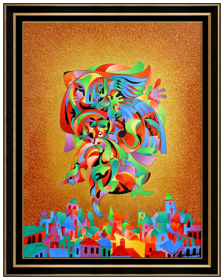 Anatole Krasnyansky Original Color Serigraph The City’s Joy Modern Hand Signed: This lot includes: Gallery COA & in-house shipping (*insurance and international shipping for an additional charge) Artist: Anatole Krasnyansky Title: The Citys Joy Medium: Serigraph Size: 24" x 18" F