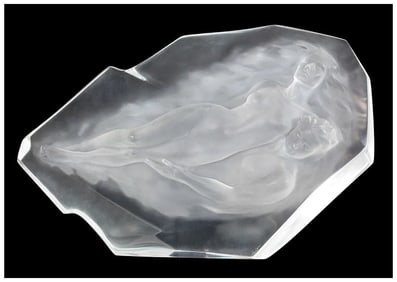 Frederick Hart Original Acrylic Sculpture Eye of Flame Female Portrait Hand Signed